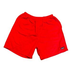Patagonia Baggies Men's Red Shorts, Swim Trunks Size Large 6", Lined